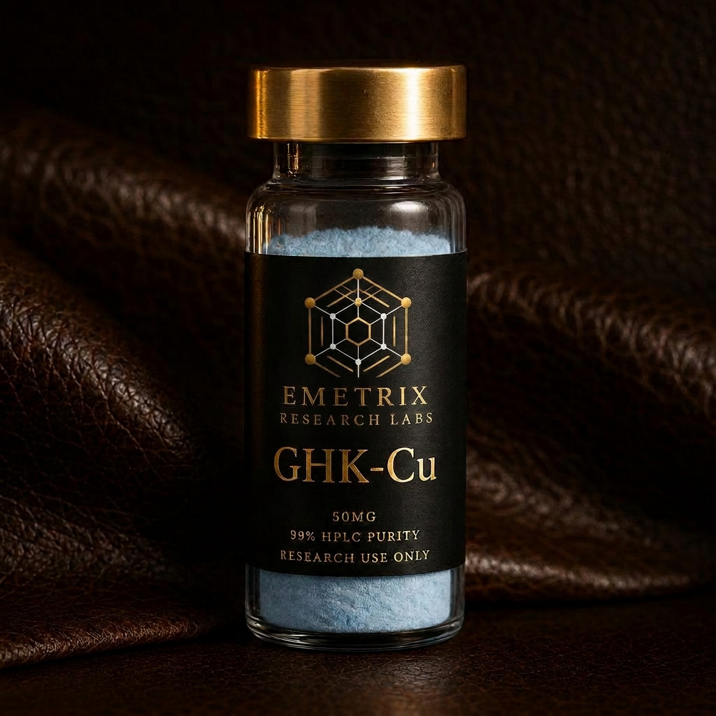 GHK-Cu - Emetrix Research Labs branded vial